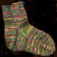 green rainbow socks for CIC