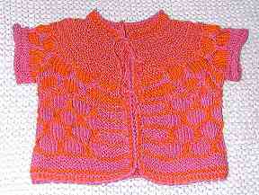 Bright baby sweater