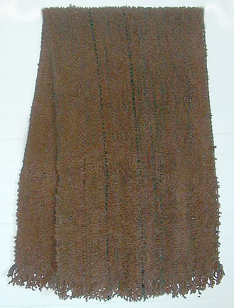 Brown Fluffy Shawl