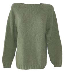 soft green cashmere sweater