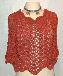 Lace poncho