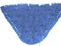 Blue basketweave